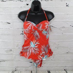 Bar III Tropical Retreat 2 pc Tankini Swim Set